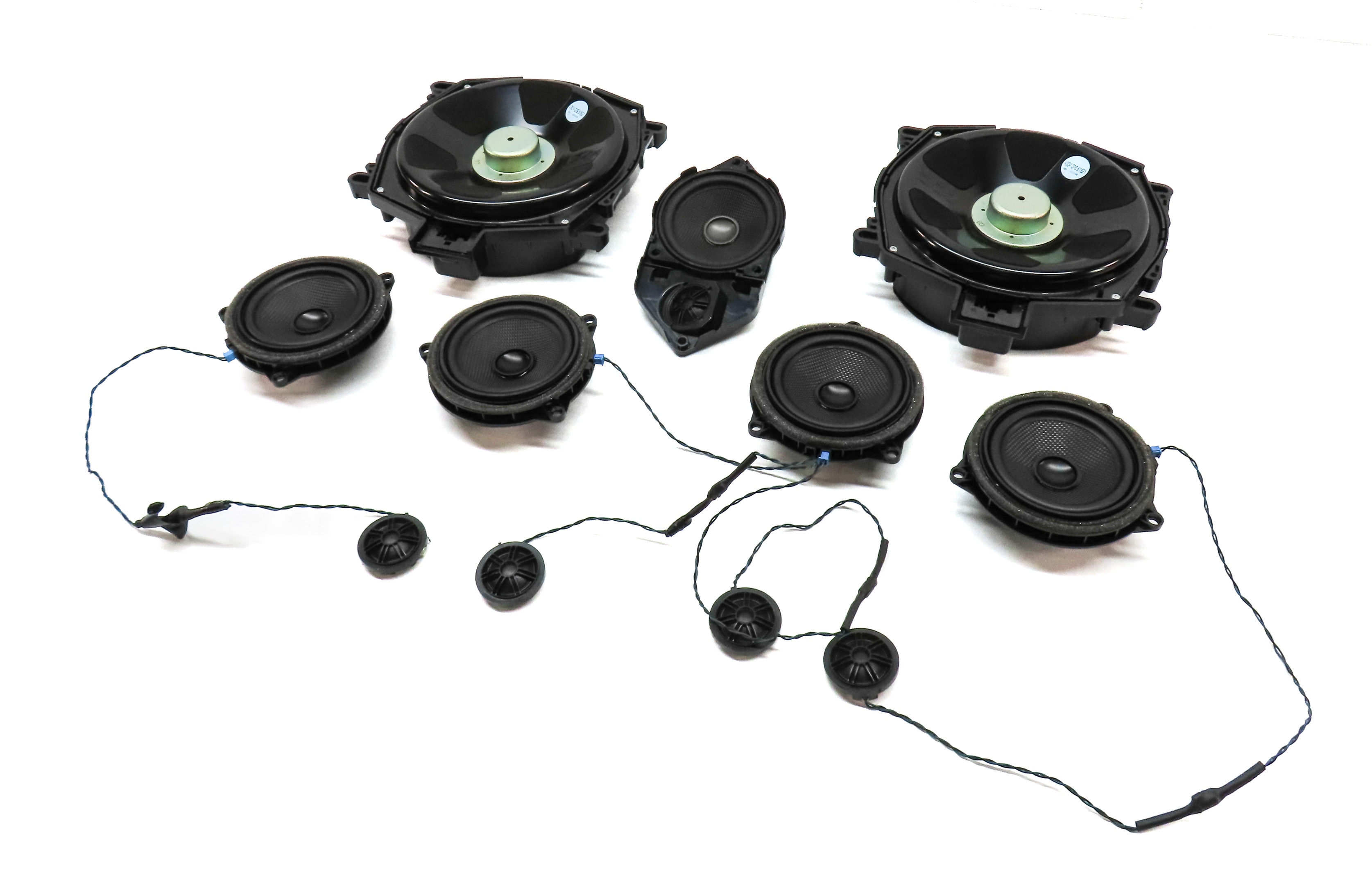 2011 BMW X3 (F25) FRONT REAR LEFT RIGHT WOOFER MIDRANGE TWEETER SPEAKER SET 11 — exact item pictured
